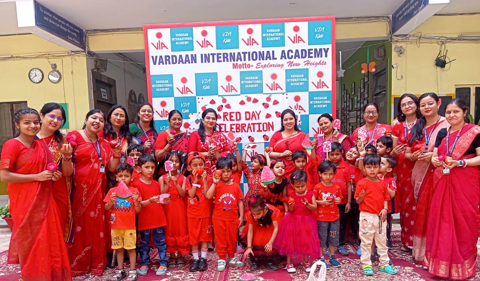 RED DAY AT VIA KIDS