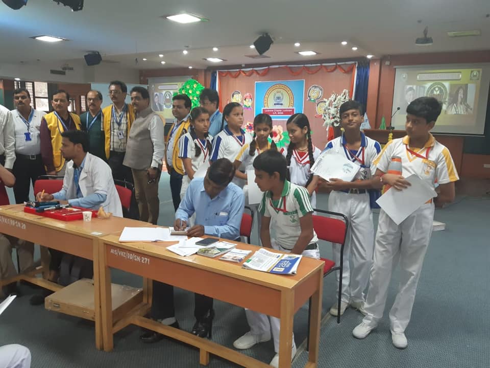 Students Participated in Dental & Eye Check-Up Camp at Amity Internnational