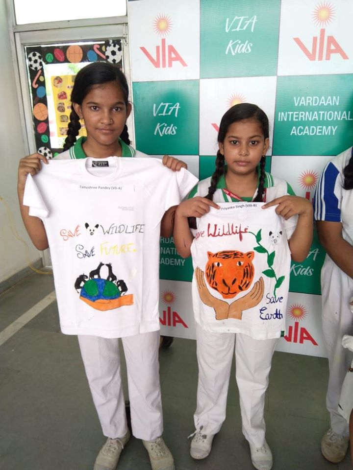 T-Shirt Painting Competition conducted at VIA